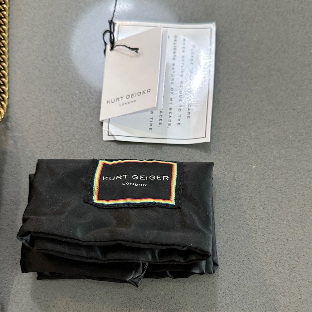 Kurt Geiger Mini Bag with Multicolor Fringe NWT comes with tags & dust bag boho - Picture 3 of 11